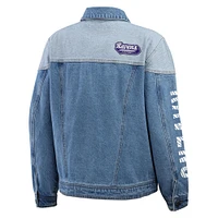 Women's WEAR by Erin Andrews  Baltimore Ravens Full-Button Denim Jacket