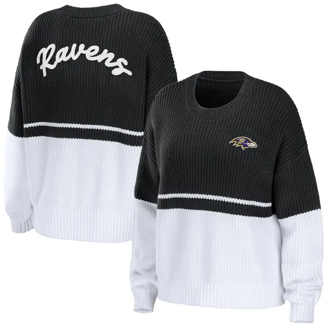 Seattle Seahawks WEAR by Erin Andrews Women's Pullover Sweater -  White/College Navy