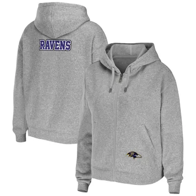 Lids Baltimore Ravens WEAR by Erin Andrews Women's Sherpa Full-Zip