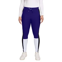 Leggings à blocs de couleurs violet/noir Baltimore Ravens WEAR by Erin Andrews pour femme