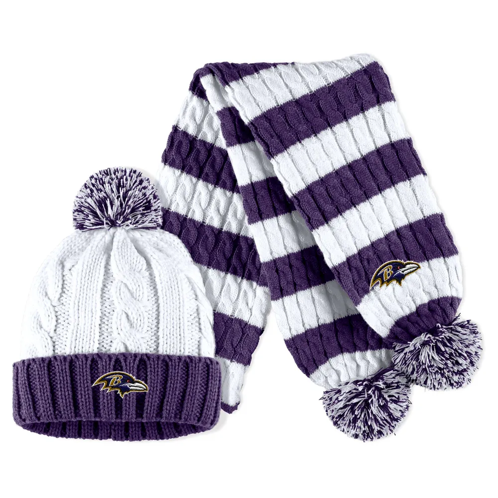 Youth Purple Baltimore Ravens Basic Cuffed Knit Hat