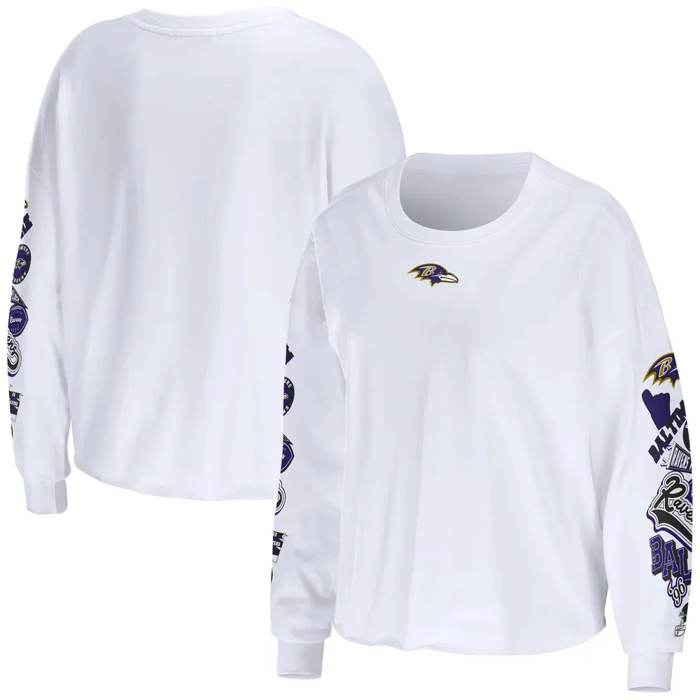 Baltimore Ravens Pride Graphic T-Shirt - White - Mens