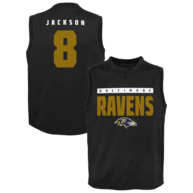 Men's Fanatics Branded Lamar Jackson Purple Baltimore Ravens Replica Player  Jersey 