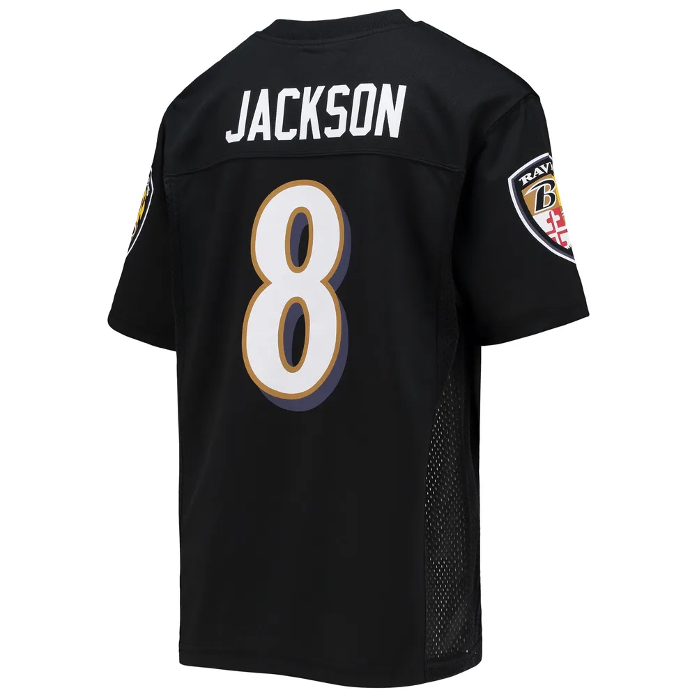 Outerstuff Youth Lamar Jackson Black Baltimore Ravens Replica Player Jersey