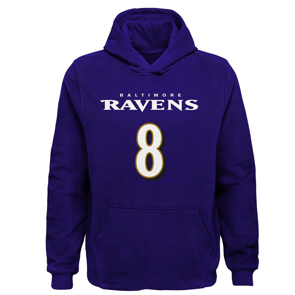 Baltimore Ravens Alternate Name & Number Crew Sweatshirt - Lamar