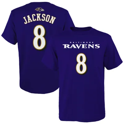 youth medium lamar jackson jersey