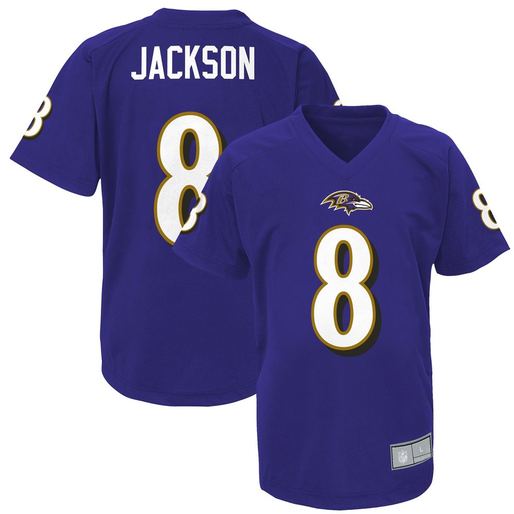 Baltimore Ravens Lamar Jackson Purple Youth Jersey (Youth) (Purple)