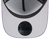 Youth New Era  Black/Purple Baltimore Ravens 2025 NFL Draft A-Frame 9FIFTY Snapback Hat