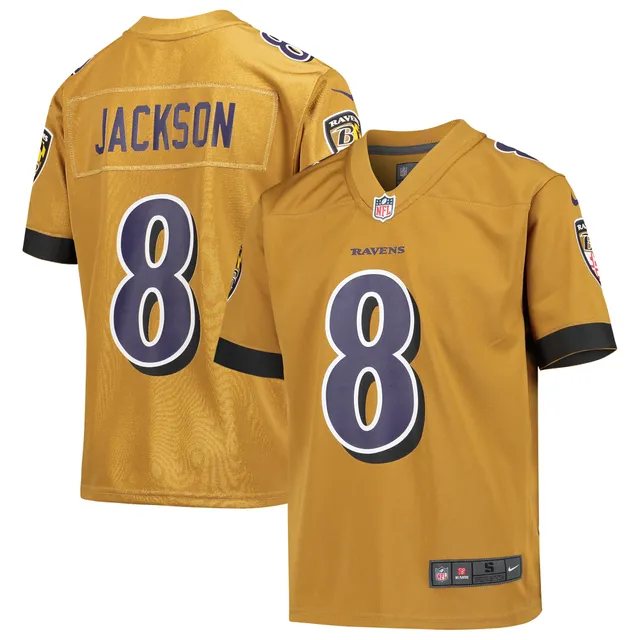 Lamar Jackson Nike Elite Authentic Baltimore Ravens Jersey 