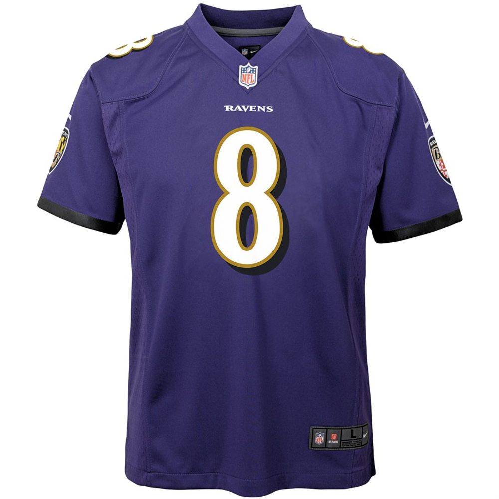 Youth Nike Lamar Jackson Purple Baltimore Ravens - Game Jersey