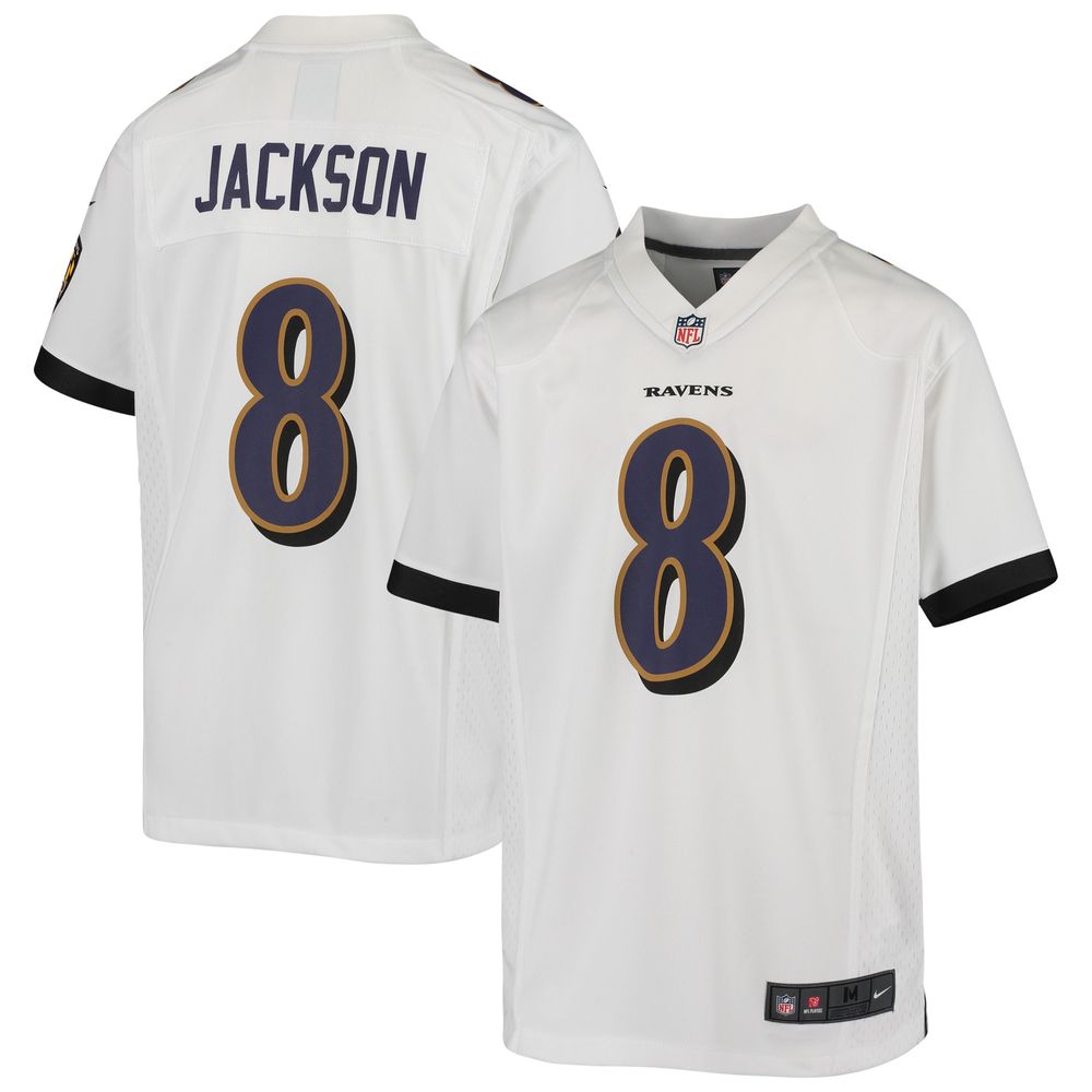 Nike Kids' Youth Lamar Jackson Purple Baltimore Ravens Colour Rush Player  Game Jersey