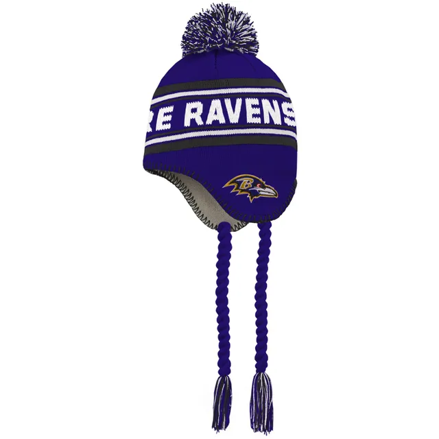 Baltimore Ravens Pink Knit Hat