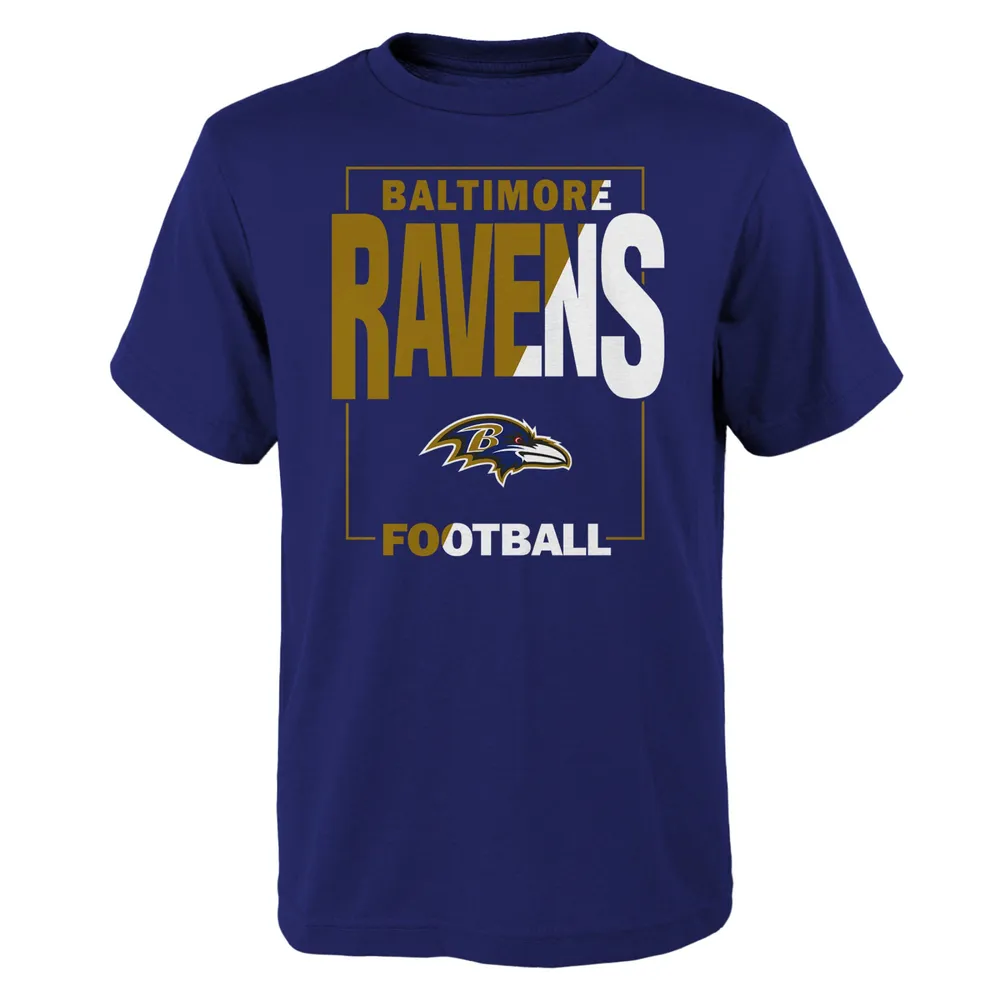 Lids Baltimore Ravens Youth Coin Toss T-Shirt - Purple