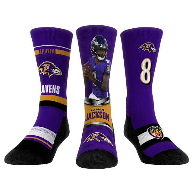 Men's Fanatics Branded Lamar Jackson Purple Baltimore Ravens