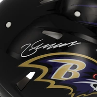 Casque de vitesse authentique autographié par Zay Flowers des Baltimore Ravens