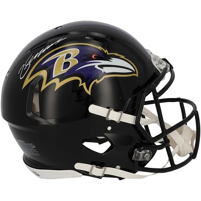 Casque de vitesse authentique autographié par Zay Flowers des Baltimore Ravens