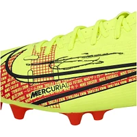 Ansu Fati Barcelona Autographed Yellow and Orange Nike Mercurial Cleat