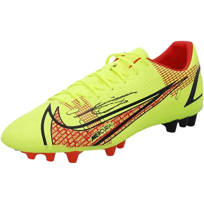 Ansu Fati Barcelona Autographed Yellow and Orange Nike Mercurial Cleat