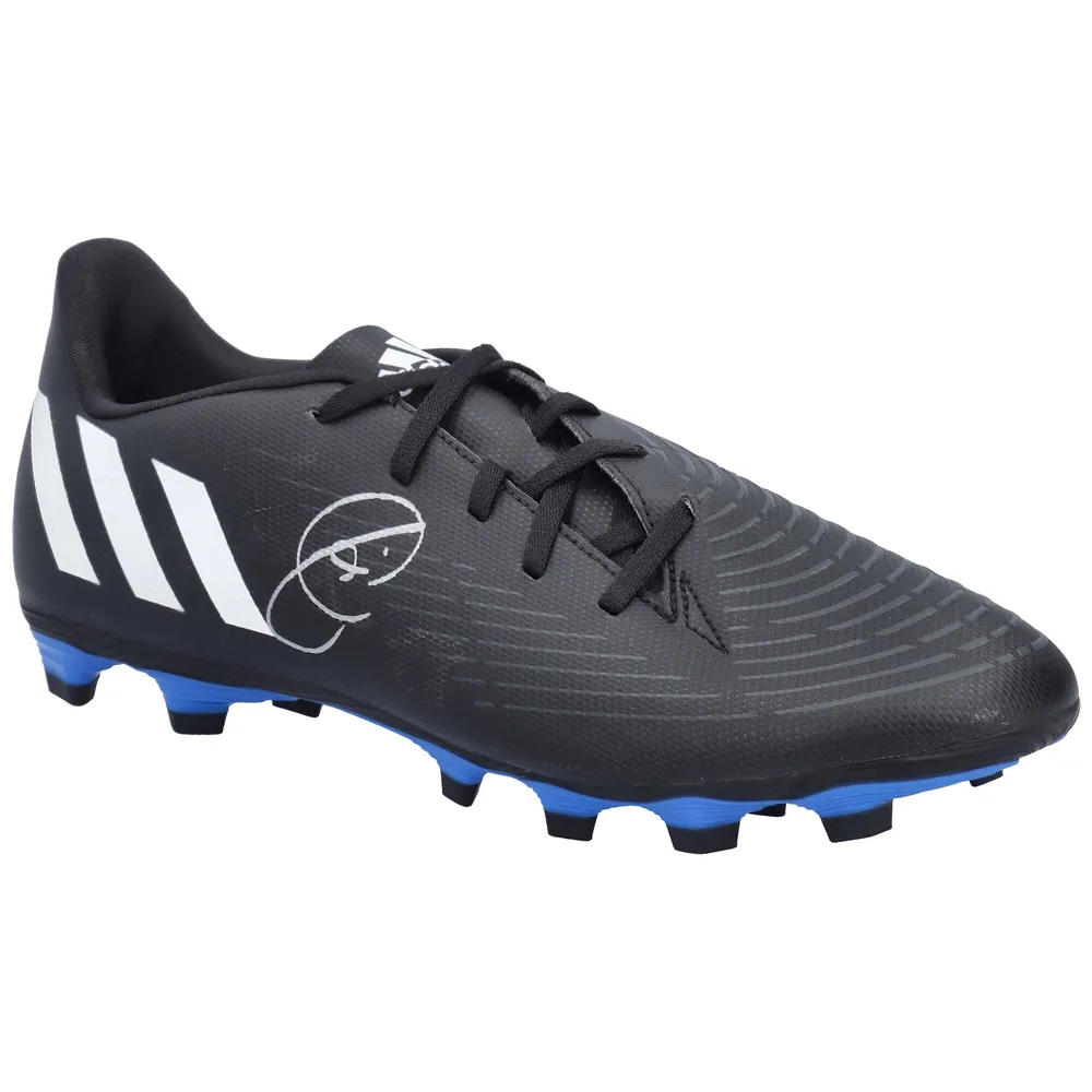 Lids Xavi Icons Shop Limited Autographed Black and White Predator Cleat | Brazos
