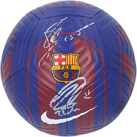 Lionel Messi & Zlatan Ibrahimovic Barcelona Autographed Nike Home Academy Soccer Ball 