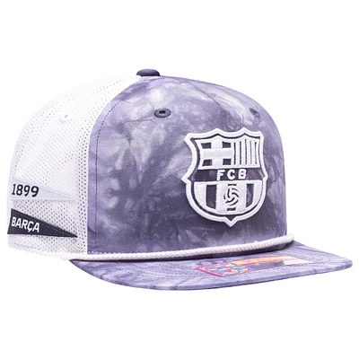 Casquette de camionneur tie-dye Barcelona Woodstock pour hommes