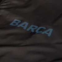 Veste coupe-vent zippée noire pour homme Barcelona Home Match