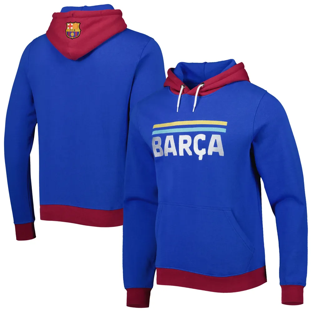 Men's Blue Barcelona Outdoor Pullover Hoodie