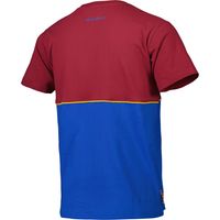 Men's Burgundy/Blue Barcelona Block West T-Shirt