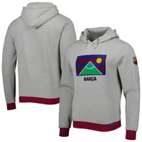 Men's Heather Gray Barcelona Lifestyle Pullover Hoodie