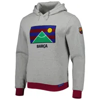 Men's Heather Gray Barcelona Lifestyle Pullover Hoodie