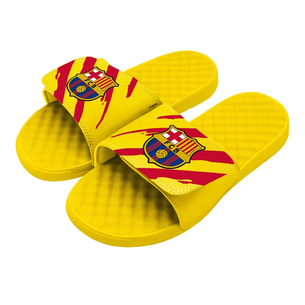 Knogle Afdæk Overdreven Lids Barcelona ISlide Catalan Stripes Slide Sandals - Yellow | Brazos Mall