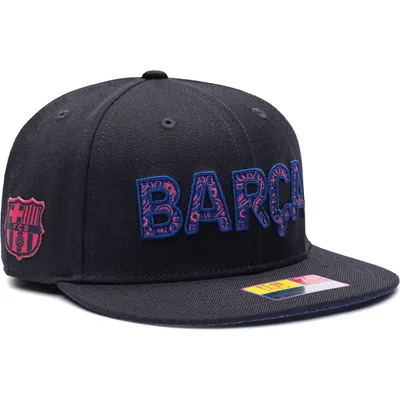 Barcelona Bode Fitted Hat - Navy