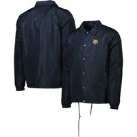 Veste Homme Bleu Marine Barcelona Coaches Full Snap