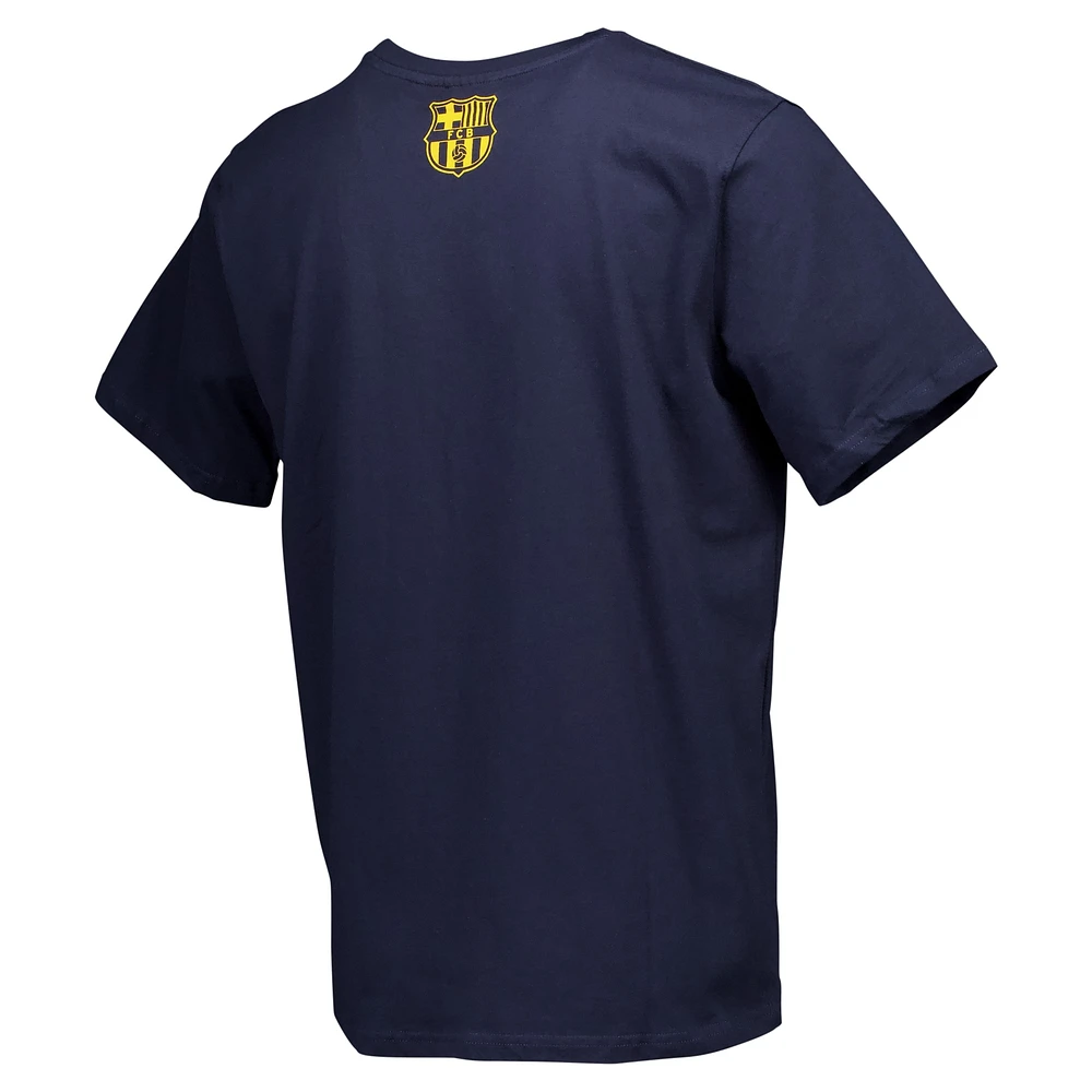 Men's Navy Barcelona Heavy Relaxed T-Shirt