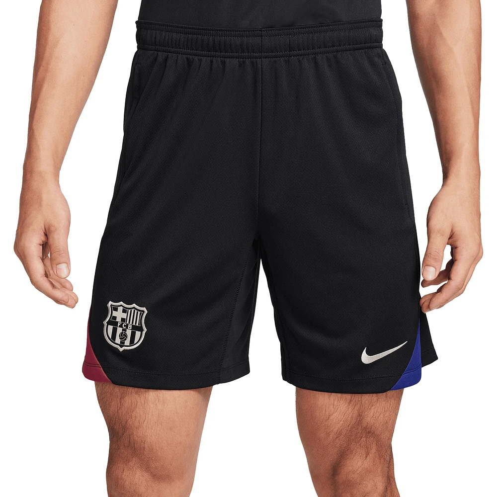 Short Nike noir Barcelone 2024/25 Strike pour homme