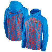 Men's Nike Blue Barcelona AWF Raglan Full-Zip Jacket