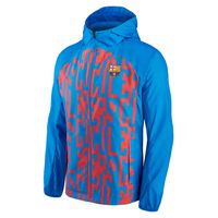 Men's Nike Blue Barcelona AWF Raglan Full-Zip Jacket