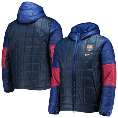 Barcelona Nike Synthetic Fleece Lined Full-Zip Jacket - Blue