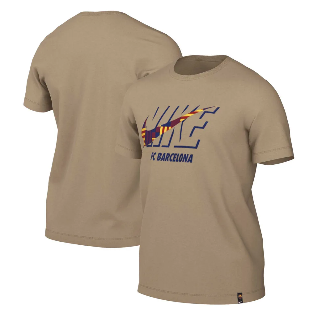 Lids Barcelona Nike Swoosh Club T-Shirt - Brown | Connecticut Post Mall