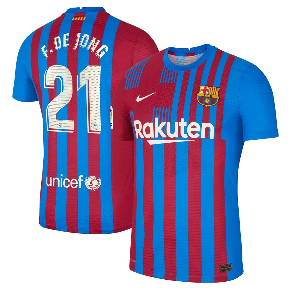 Nike F. De Jong 2021-22 FC Barcelona REPLICA Away Jersey - MENS