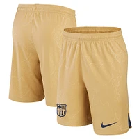 Men's Nike Gold Barcelona 2022/23 Team Performance Stadium Shorts