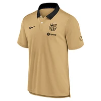 Men's Nike Gold Barcelona 2024/25 Performance 2.0 Polo