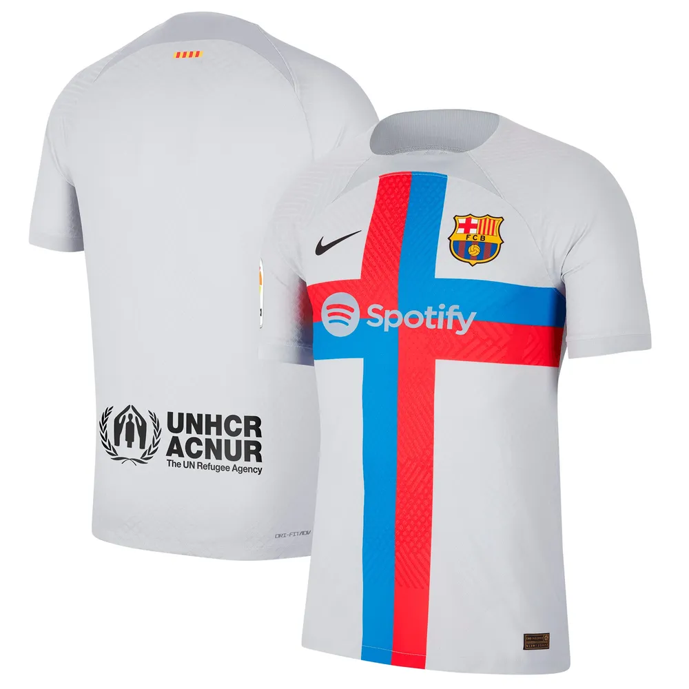 vitaliteit Oprecht Voortdurende Lids Barcelona Nike 2022/23 Third Vapor Match Authentic Blank Jersey - Gray  | Connecticut Post Mall