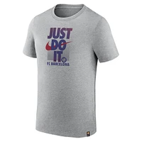 Men's Nike Gray Barcelona Just Do It T-Shirt