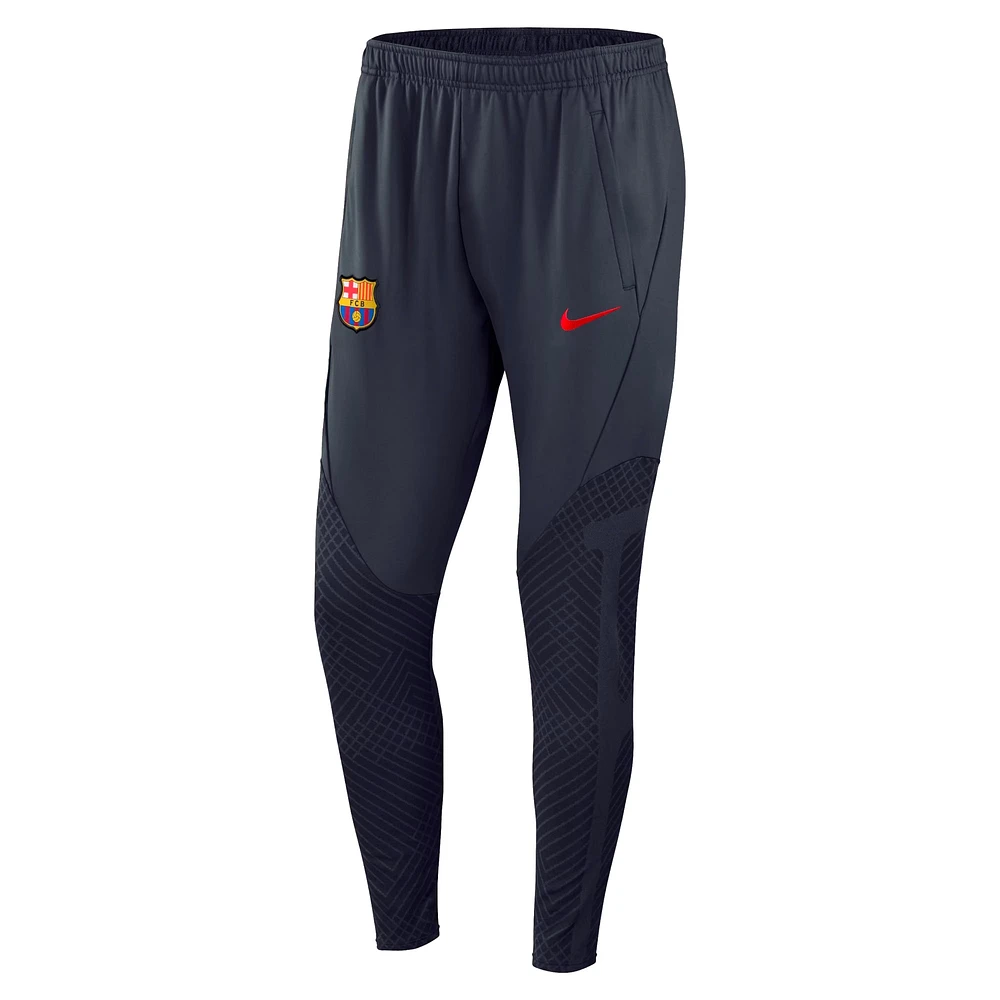 Pantalon Performance Nike Barcelona 2022/23 Strike Homme Bleu Marine