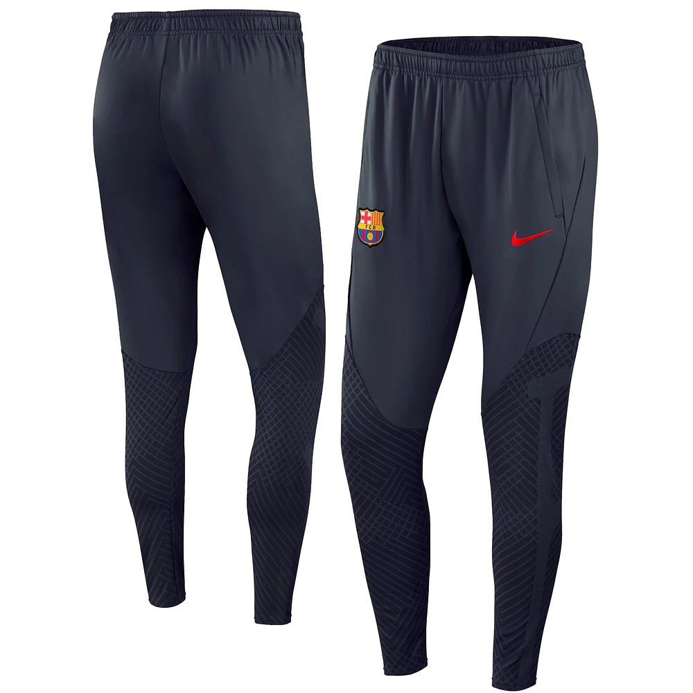 Pantalon Performance Nike Barcelona 2022/23 Strike Homme Bleu Marine