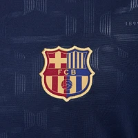 Men's Nike  Navy Barcelona 2024/25 Academy Pro Pre-Match Jersey