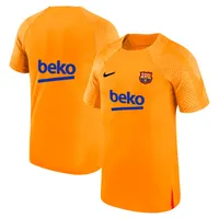 Maillot Strike Performance FC Barcelone 2021/22 Orange pour Homme