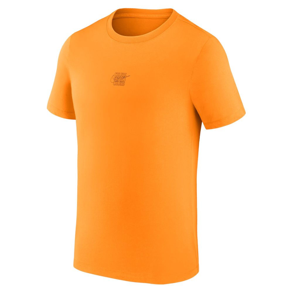 Men's Nike Orange Barcelona Club Swoosh T-Shirt