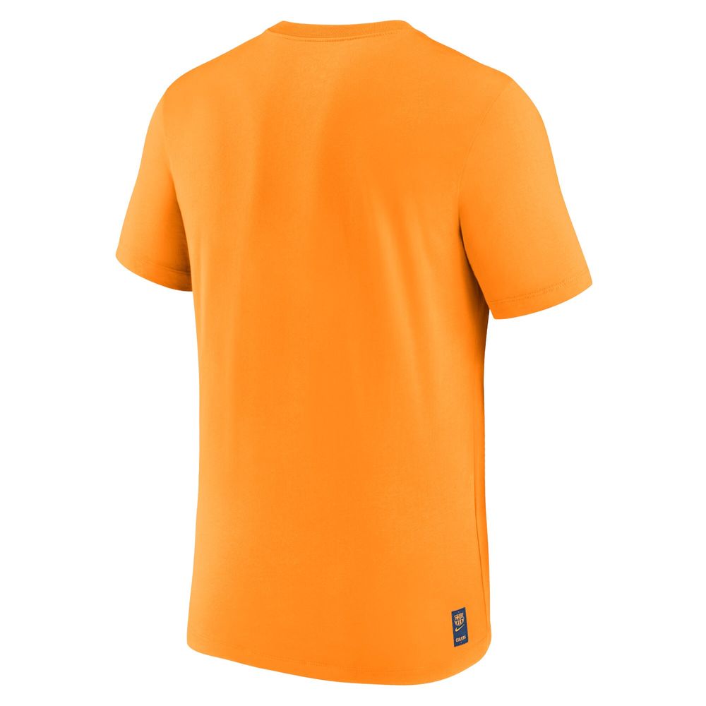 Men's Nike Orange Barcelona Club Swoosh T-Shirt